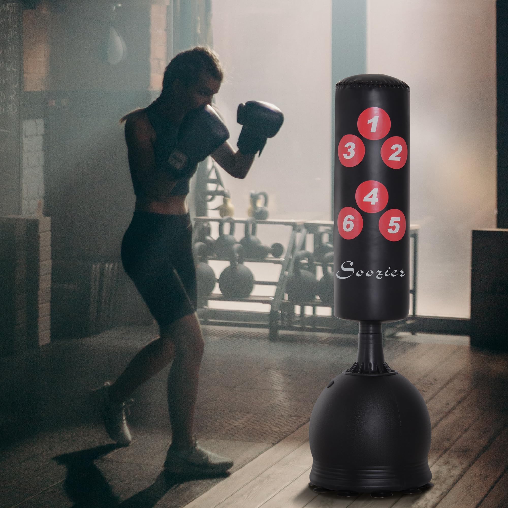 Soozier Freestanding Punching Bag, 65